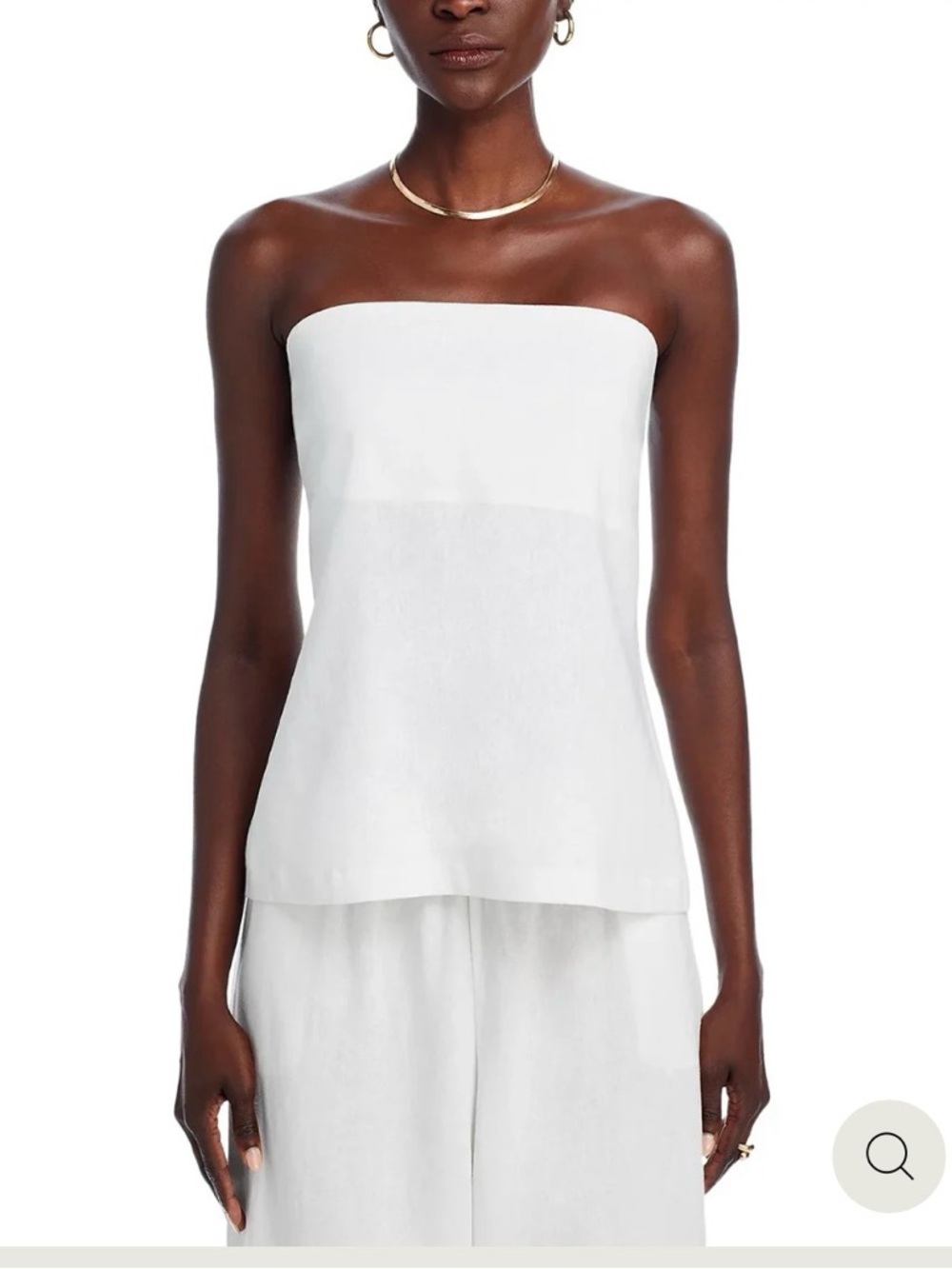 Wayf Carmela Strapless Top Sz M